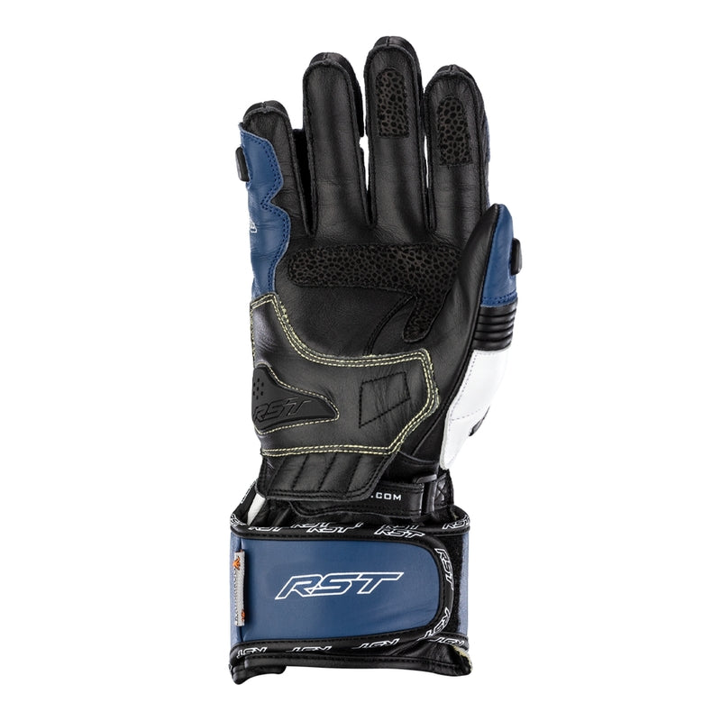 Gants en cuir moto RST Tractech Evo 4 | Homme | Bleu/Blanc/Noir | 102666 