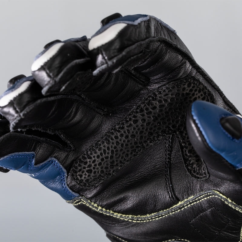 Gants en cuir moto RST Tractech Evo 4 | Homme | Bleu/Blanc/Noir | 102666 