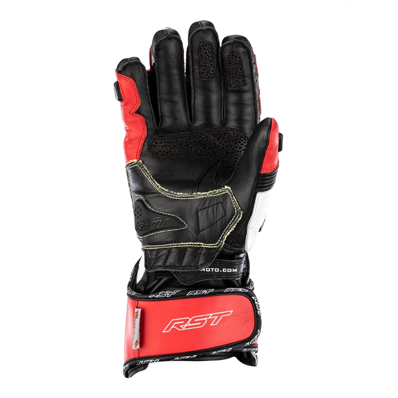 Gants en cuir moto RST Tractech Evo 4 | Homme | Rouge/Blanc/Noir | 102666 