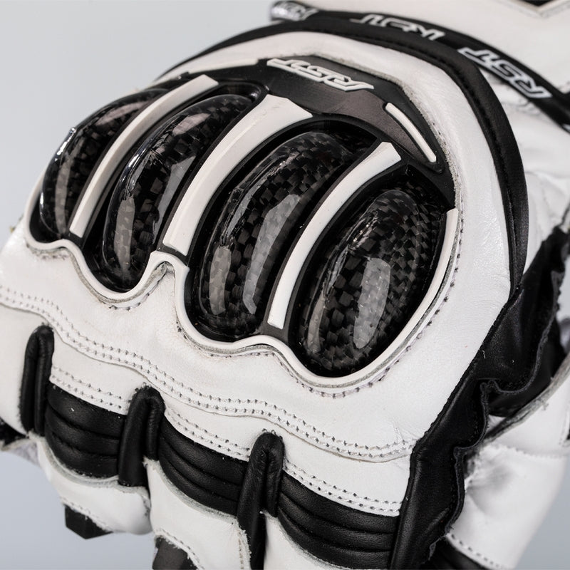 Gants en cuir moto RST Tractech Evo 4 | Femmes | Blanc | 103495 