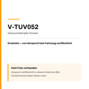 Akrapovic Geräuschdämpfer-Einsatz V-TUV052 — Platzhalter, kein Herstellerfoto verfügbar