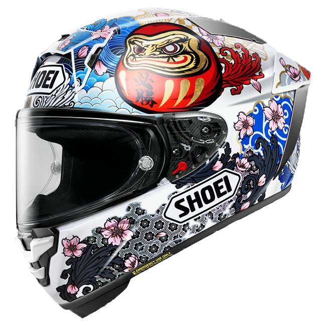 Casque Shoei X-SPR PRO Márquez Motegi5 TC-6 - Réplique de Marc Márquez Motegi 2025 