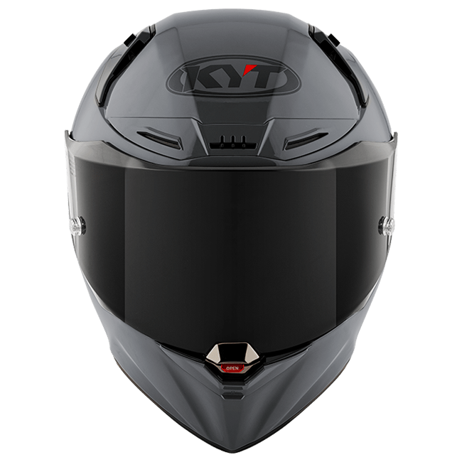 Casque de course KYT R1R Plain gris Y6R100W1 