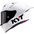 Casque de course KYT R1R Plain blanc brillant Y6R100W3 