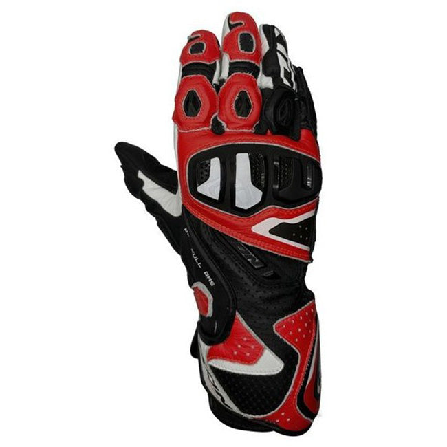 IXON Vortex GL Gants en cuir Racing | Homme | Rouge/Noir 
