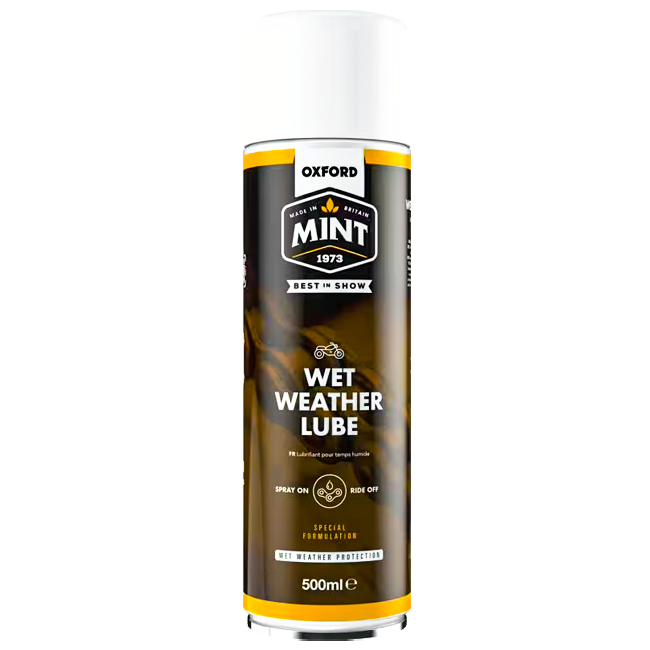 Spray chaîne Oxford Mint "Lubrifiant temps humide" - 500ml 