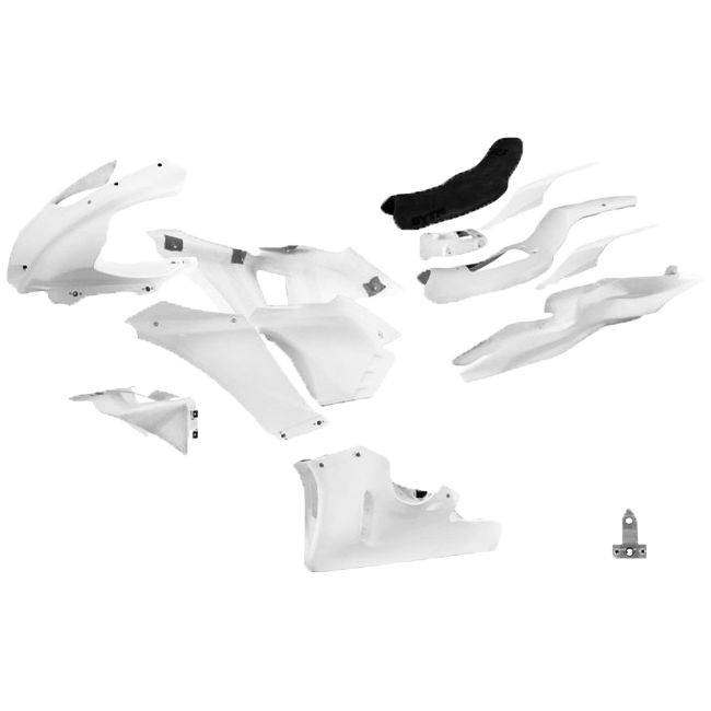 Ensemble de carénage complet GYTR GFK blanc Yamaha YZF-R1/M RN65 (20-25) GYT-R1RAC-F1 