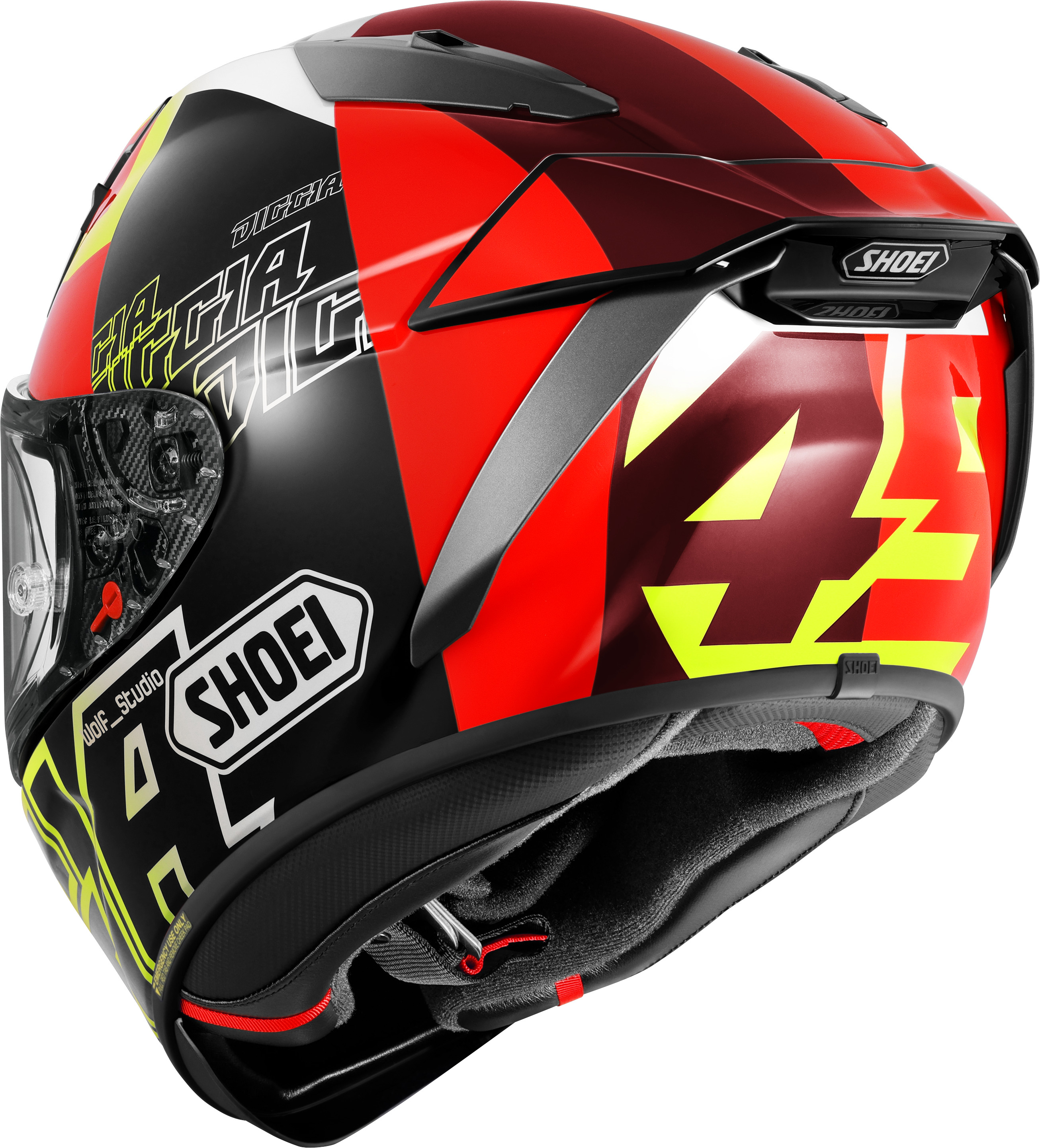 Shoei X-SPR PRO Casque Diggia2 TC-3 Fabio Di Giannantonio Réplique 2025 