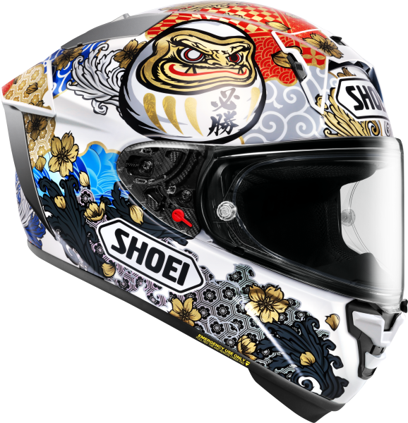 Casque Shoei X-SPR PRO Márquez Motegi5 TC-6 - Réplique de Marc Márquez Motegi 2025 