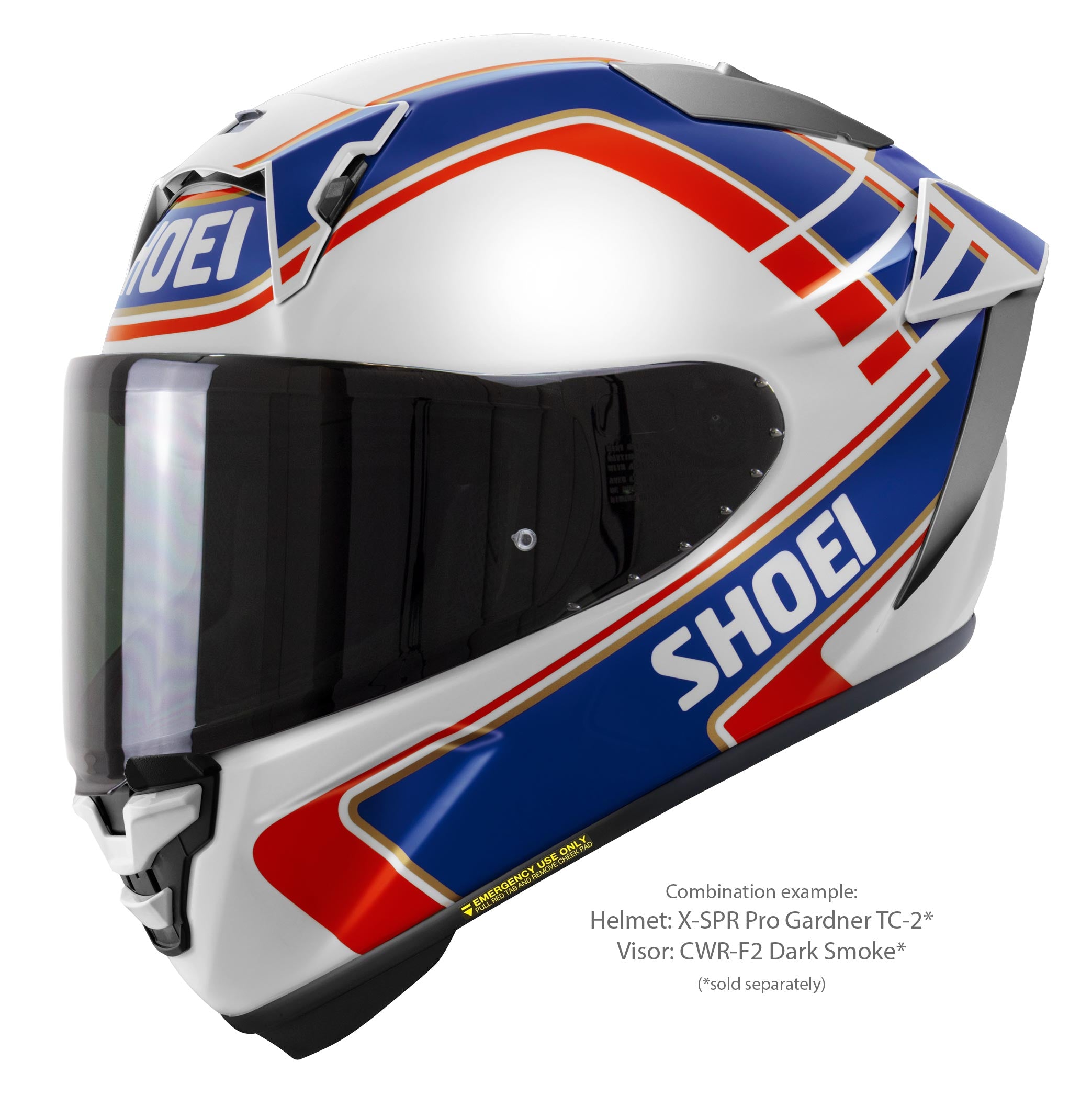 Casque Shoei X-SPR PRO Wayne Gardner Replica TC-2 