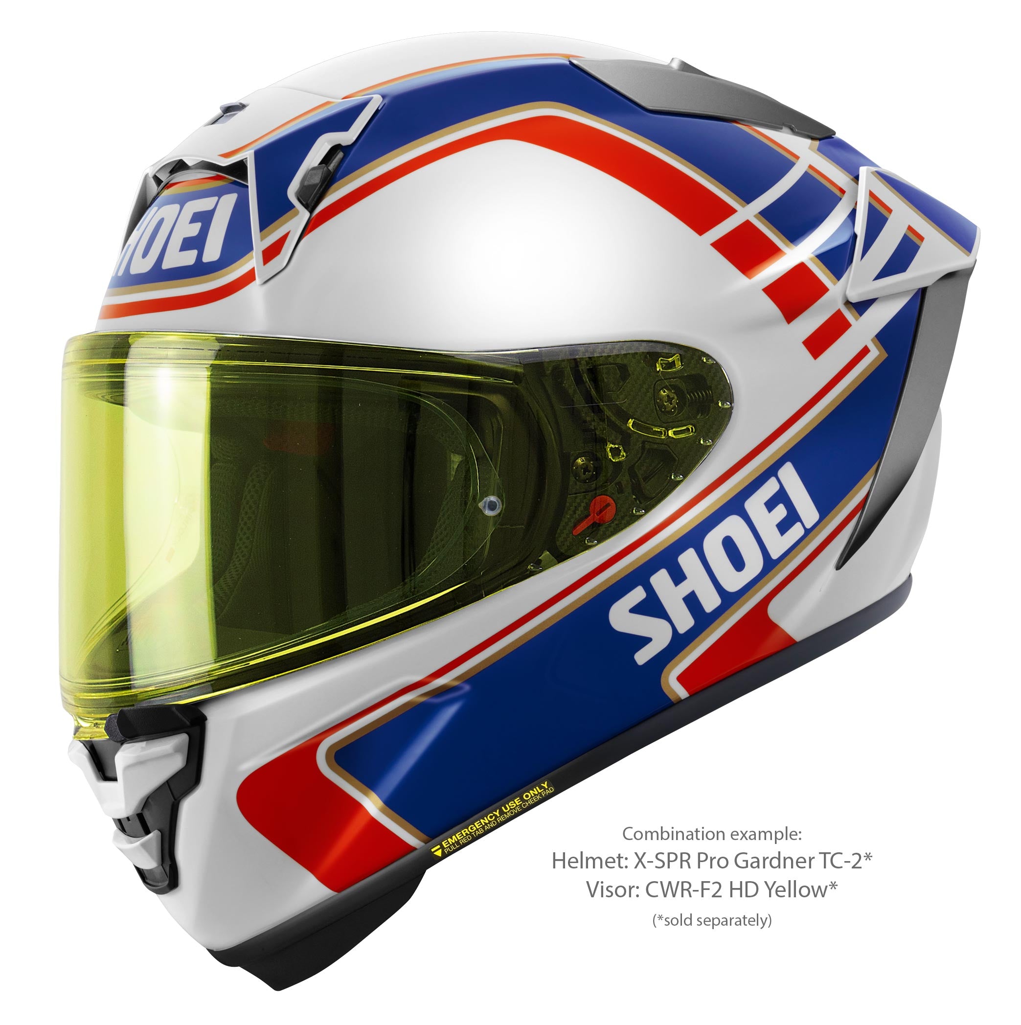 Casque Shoei X-SPR PRO Wayne Gardner Replica TC-2 