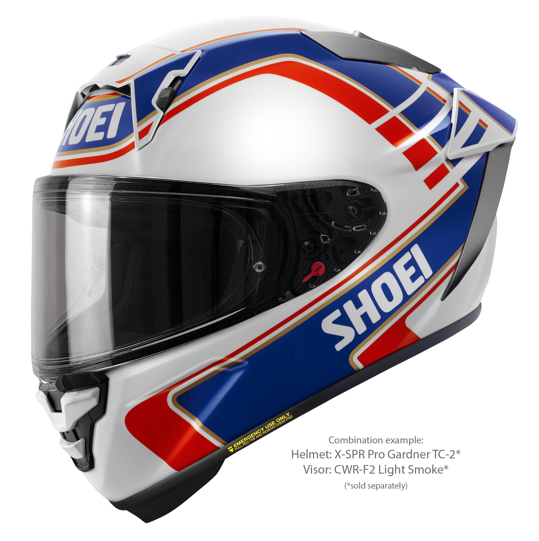 Casque Shoei X-SPR PRO Wayne Gardner Replica TC-2 