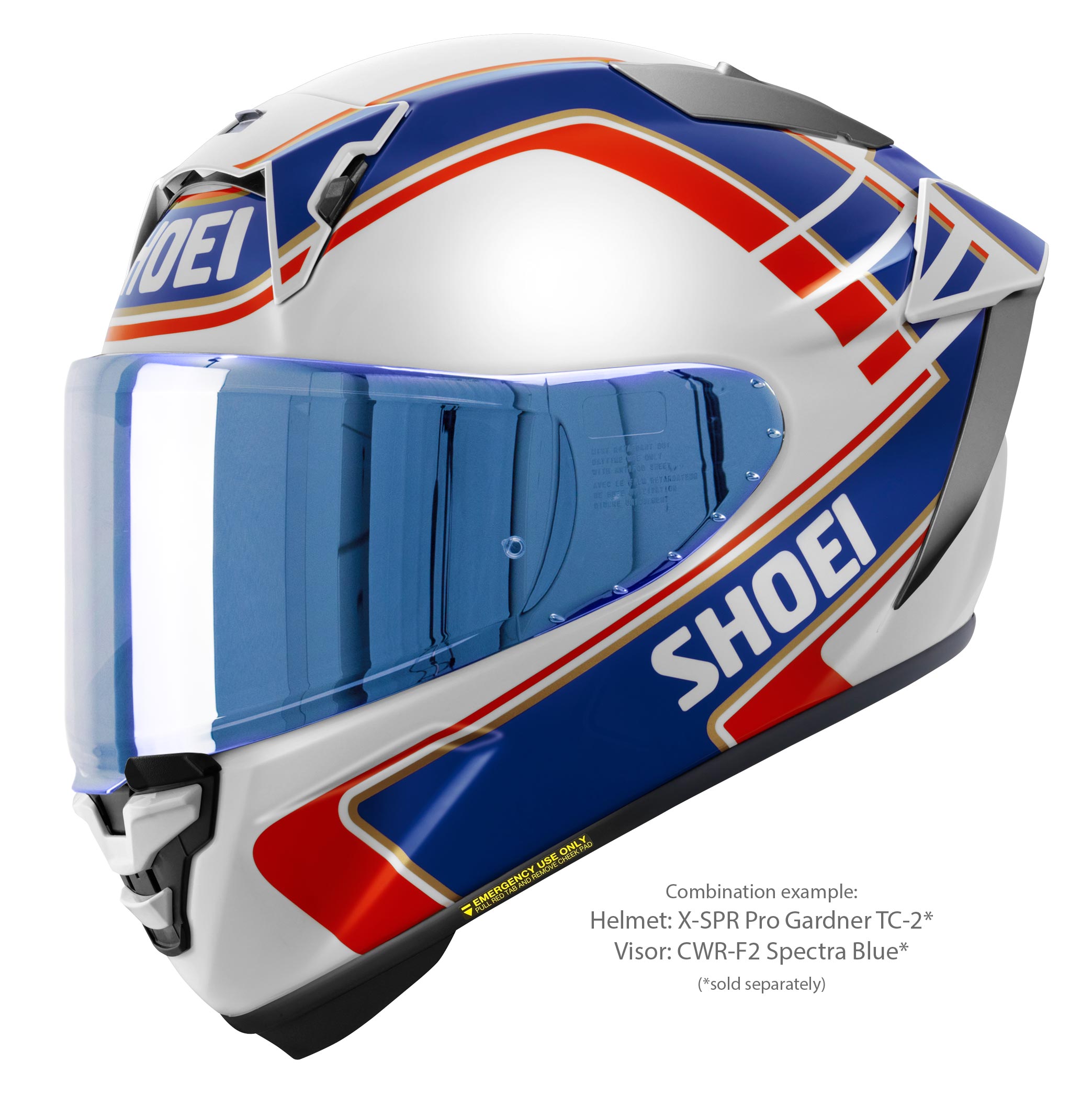 Casque Shoei X-SPR PRO Wayne Gardner Replica TC-2 