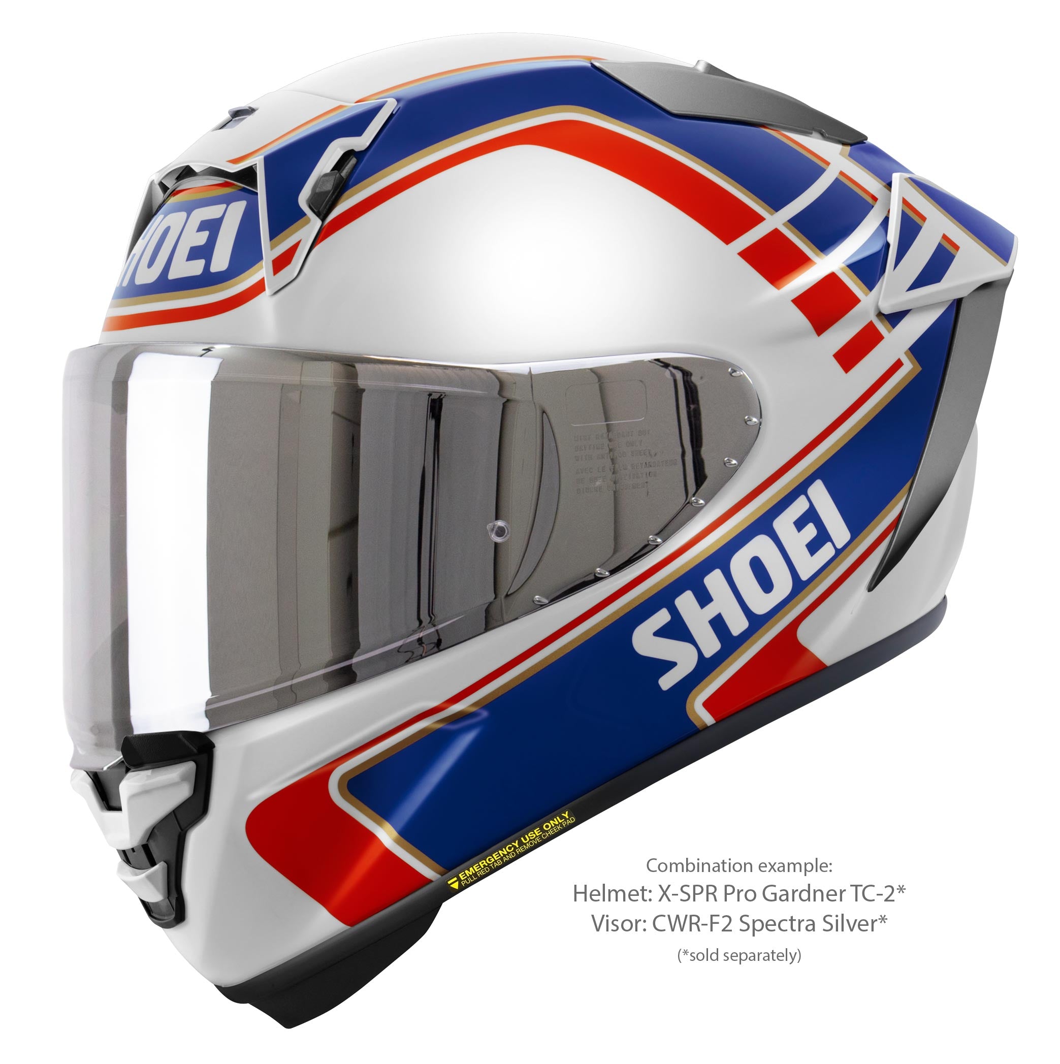 Casque Shoei X-SPR PRO Wayne Gardner Replica TC-2 