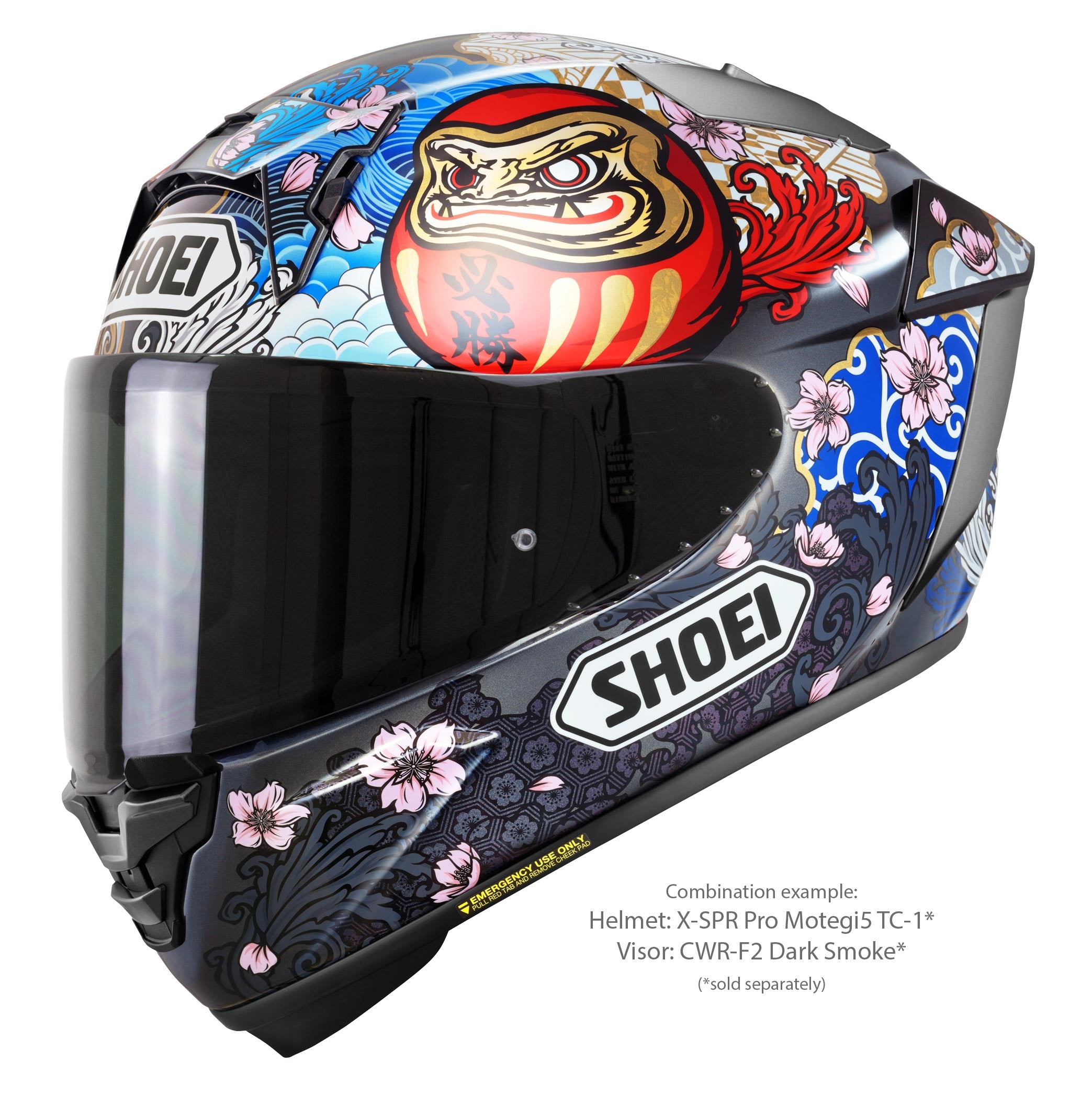 Casque Shoei X-SPR PRO Márquez Motegi5 TC-1 - Réplique de Marc Márquez Motegi 2024 