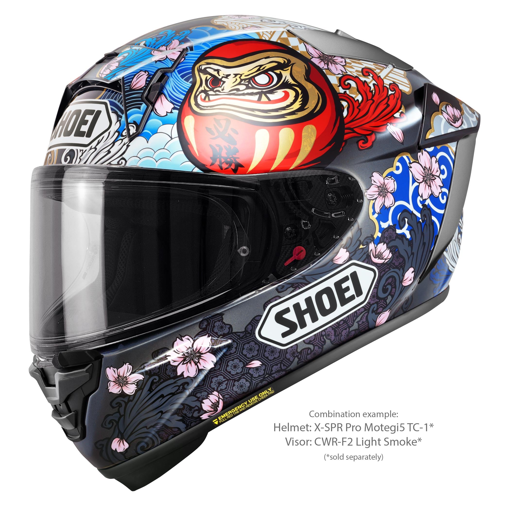 Casque Shoei X-SPR PRO Márquez Motegi5 TC-1 - Réplique de Marc Márquez Motegi 2024 