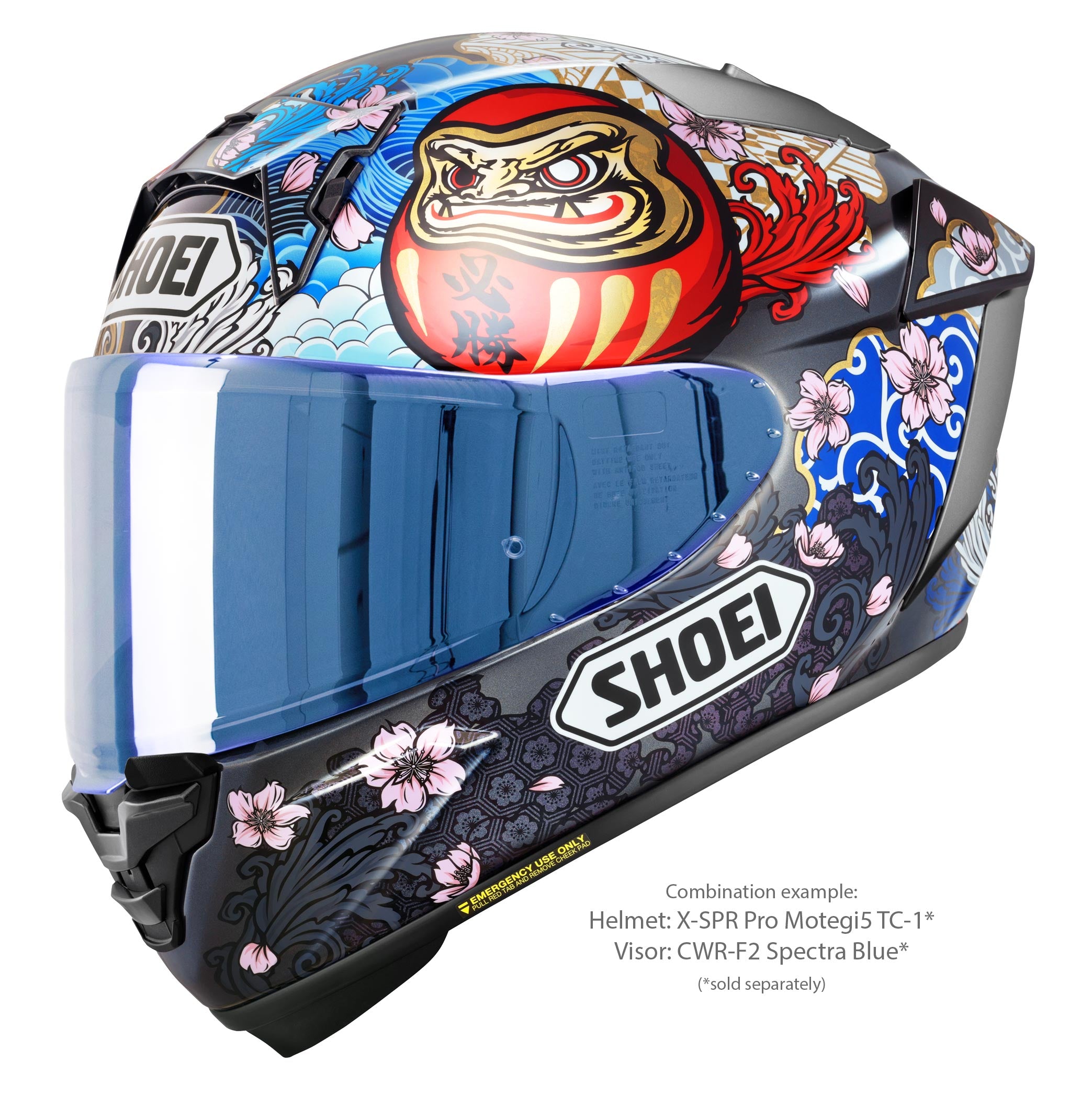 Casque Shoei X-SPR PRO Márquez Motegi5 TC-1 - Réplique de Marc Márquez Motegi 2024 