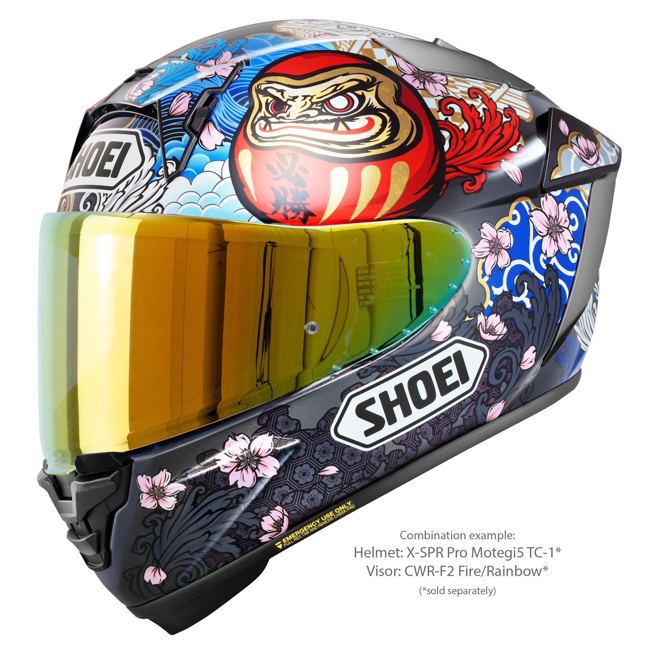 Casque Shoei X-SPR PRO Márquez Motegi5 TC-1 - Réplique Marc Márquez Motegi 2024 