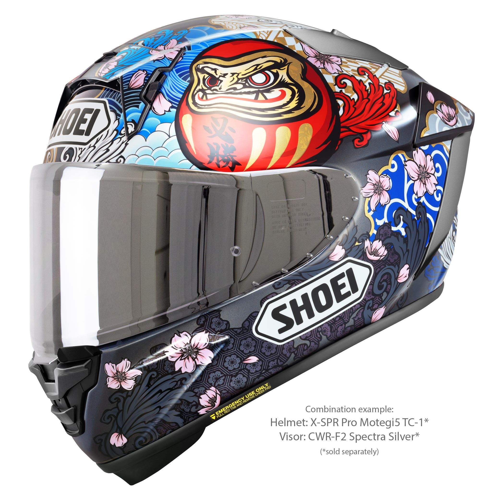 Casque Shoei X-SPR PRO Márquez Motegi5 TC-1 - Réplique de Marc Márquez Motegi 2024 