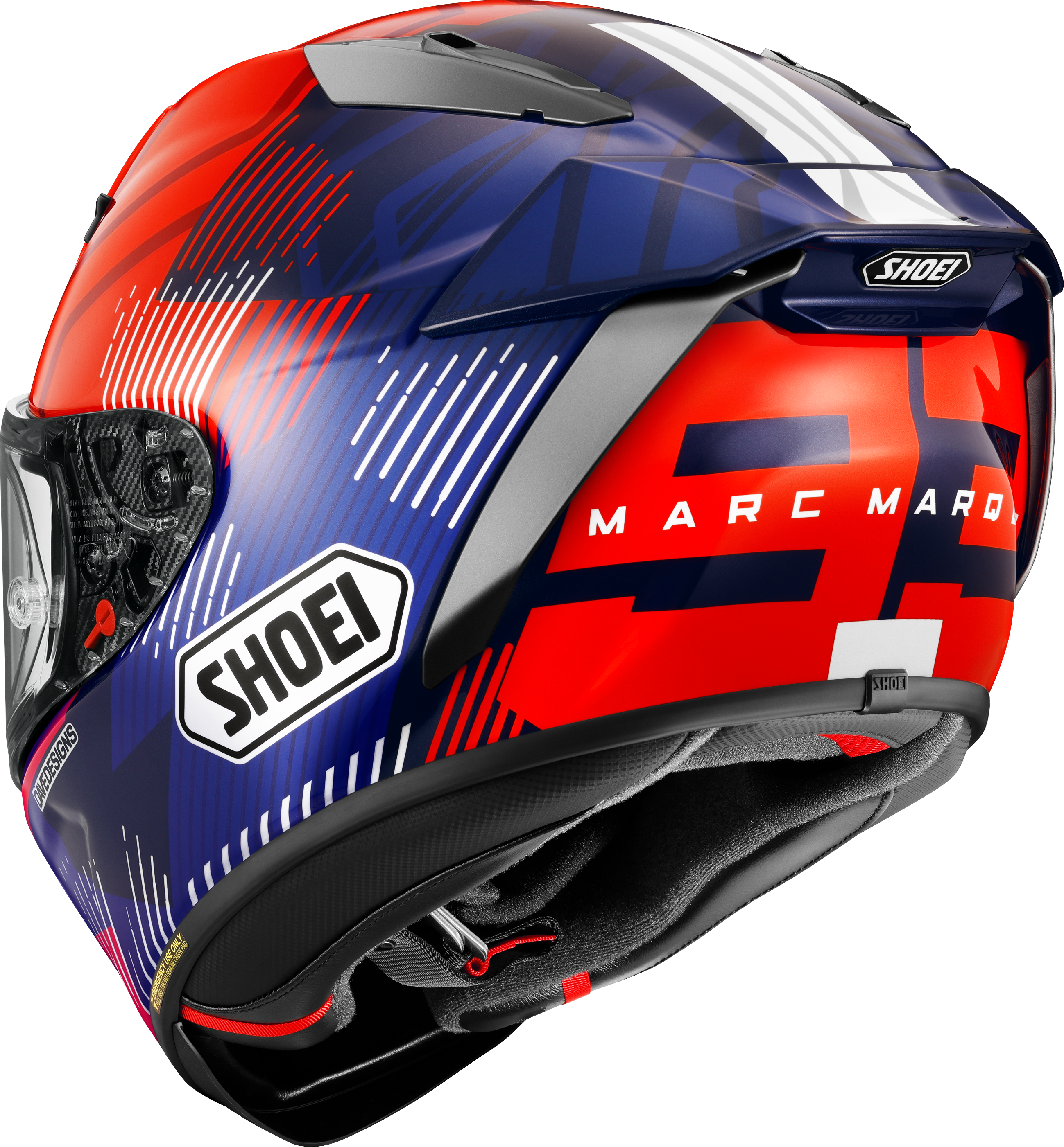 Casque Shoei X-SPR PRO MARQUEZ8 TC-1 Réplique de Marc Márquez 2024 