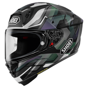 Casque Shoei X-SPR PRO Valion TC-5 Vert Foncé / Gris / Violet 