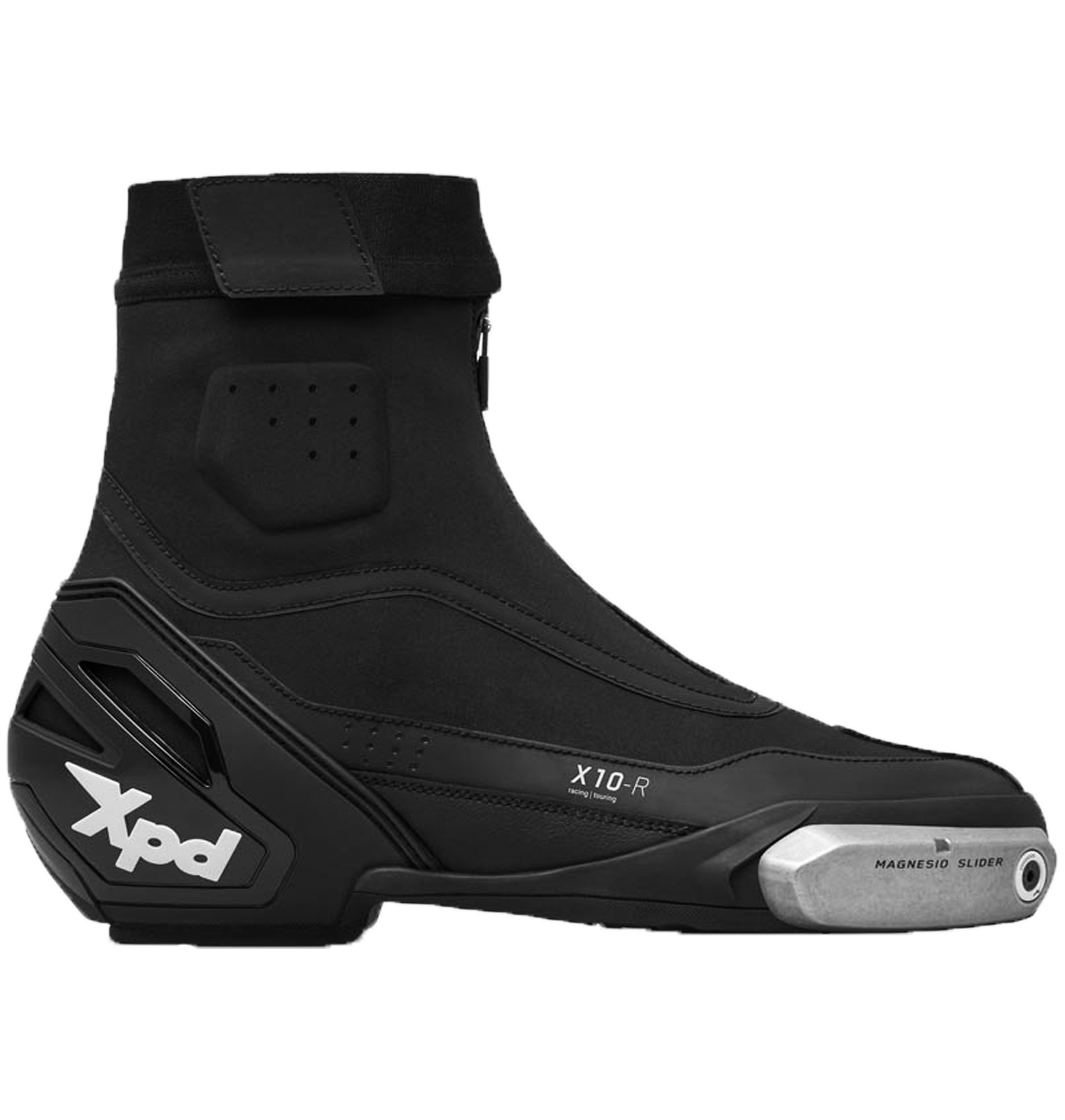 XPD X10-R Bottes de course et de route pour motos | Hommes | Noir 