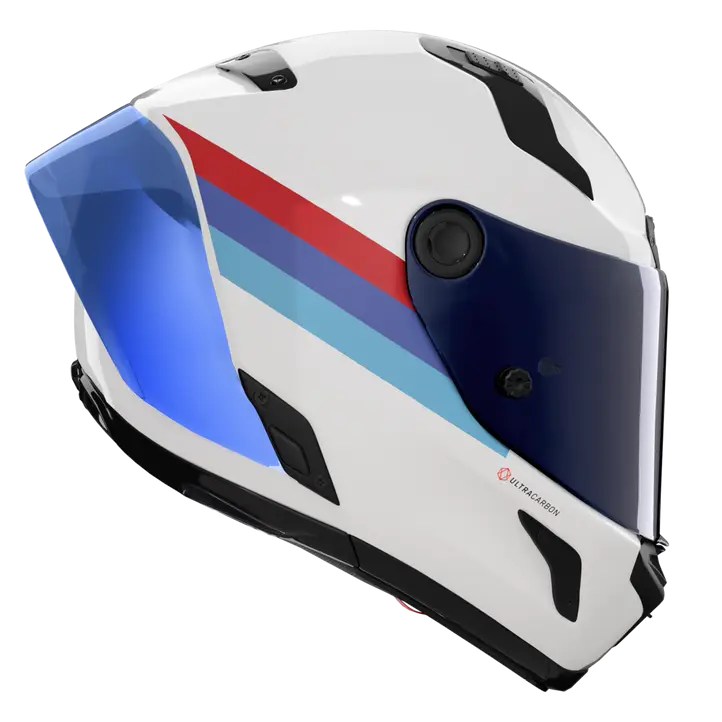 Casque Nolan X-804 RS Ultra Carbon Gemini Blanc/Bleu/Rouge 365 