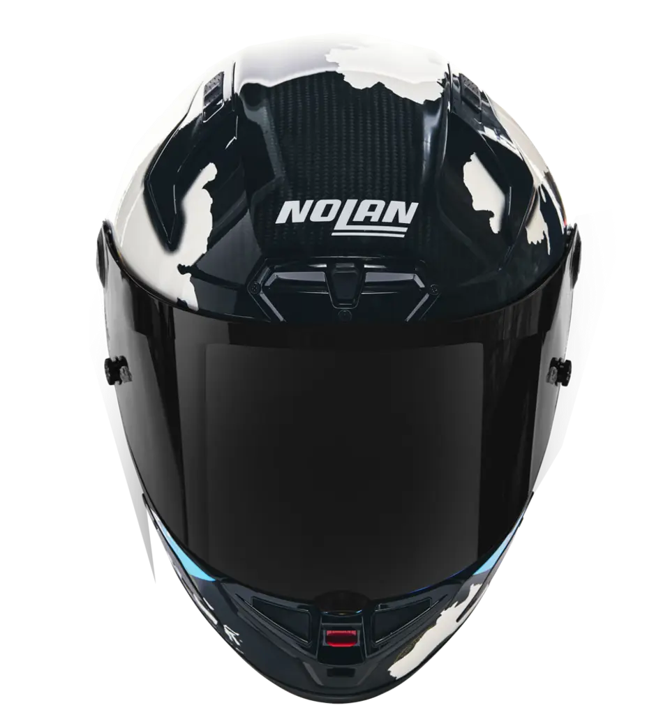 Casque Nolan X-804 RS Ultra Carbon Réplica Carlos Checa Édition Spéciale 30e Anniversaire 355 