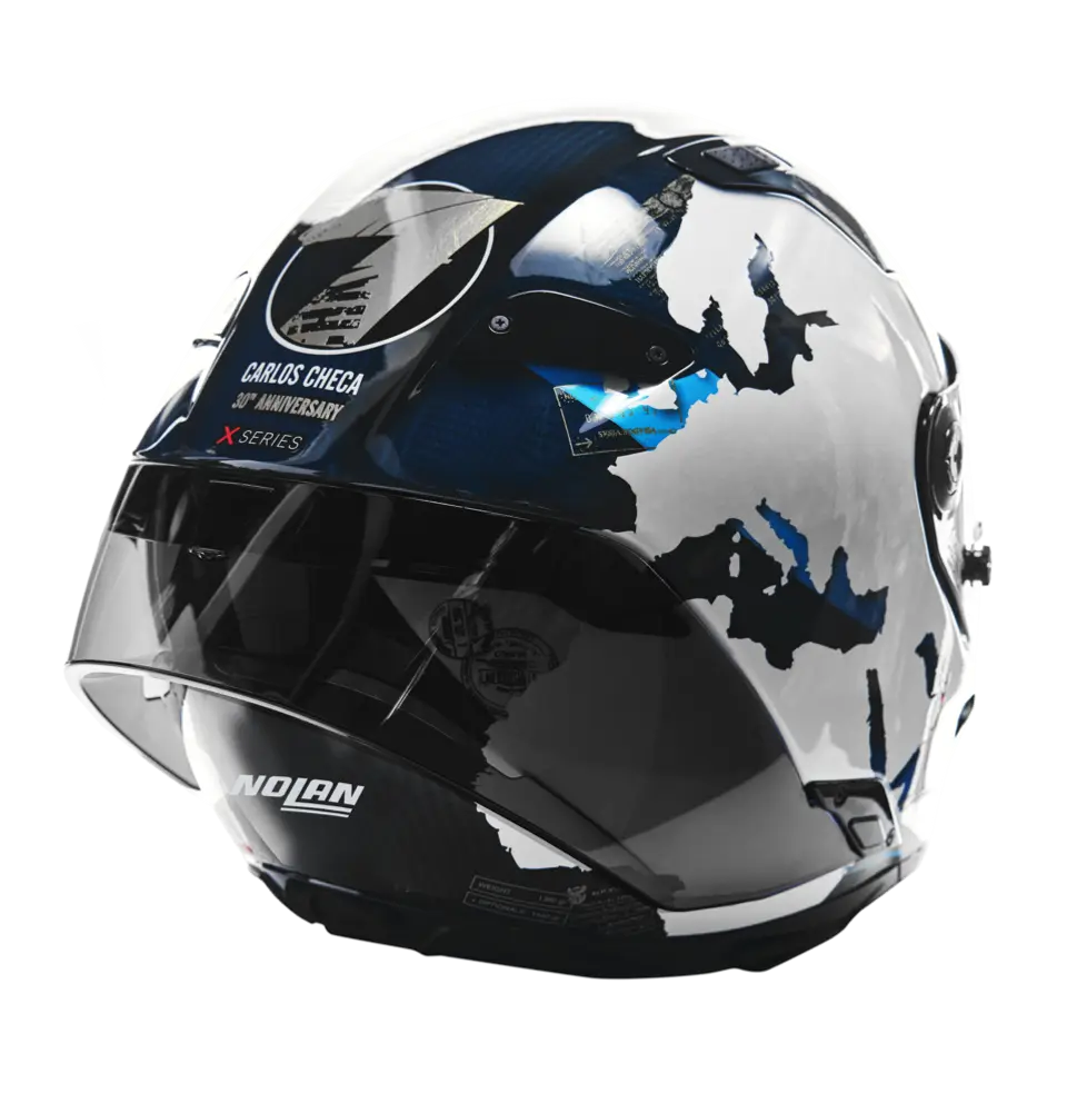 Casque Nolan X-804 RS Ultra Carbon Réplica Carlos Checa Édition Spéciale 30e Anniversaire 355 