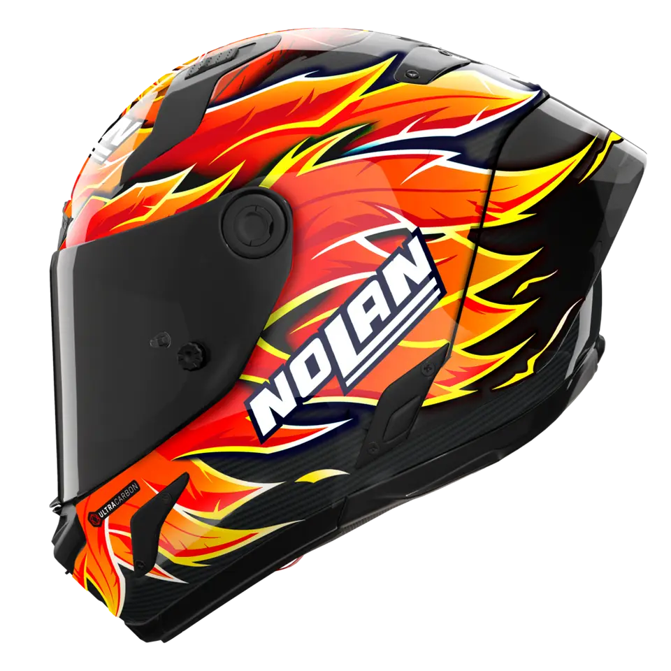Casque Nolan X-804 RS Ultra Carbon Andrea Iannone "The Maniac" Réplica 2025 