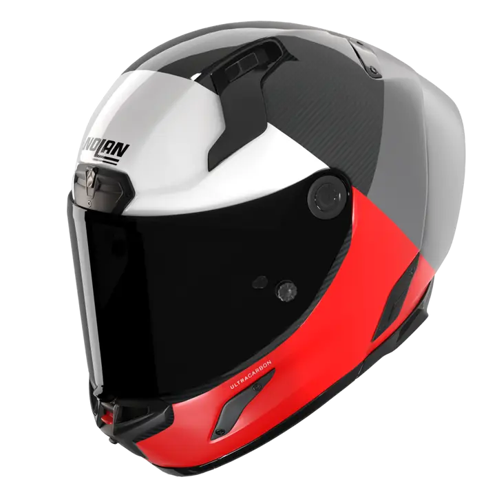 Casque Nolan X-804 RS Ultra Carbon Blocco Rouge/Blanc 369 