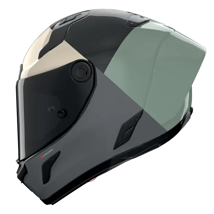 Casque Nolan X-804 RS Ultra Carbon Blocco Vert Foncé/Anthracite/Écru 370 