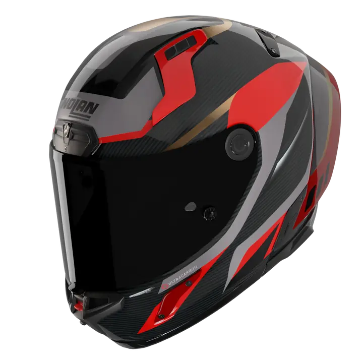 Casque Nolan X-804 RS Ultra Carbon Lesmo Rouge/Gris/Or 362 