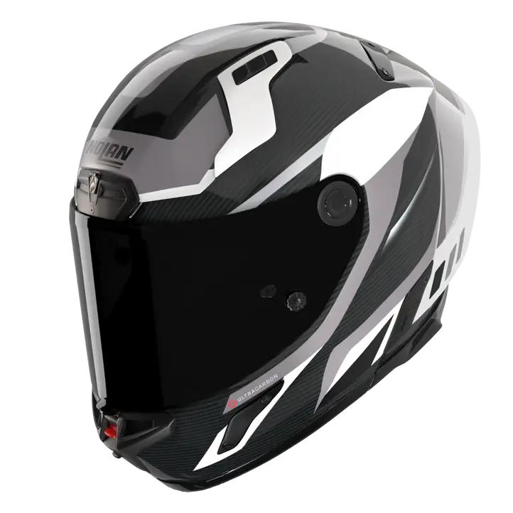 Casque Nolan X-804 RS Ultra Carbon Lesmo Blanc/Noir/Gris 363 