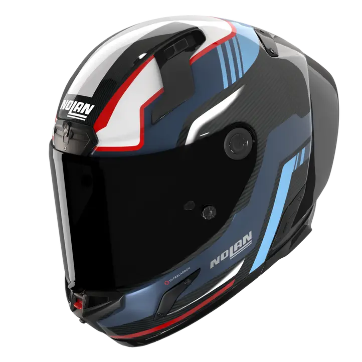 Casque Nolan X-804 RS Ultra Carbon Piega Bleu Foncé/Bleu/Rouge 366 