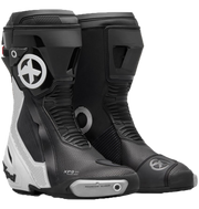 XPD XP9-S AIR bottes de moto perforées de course et de route | Hommes | Blanc/Noir 