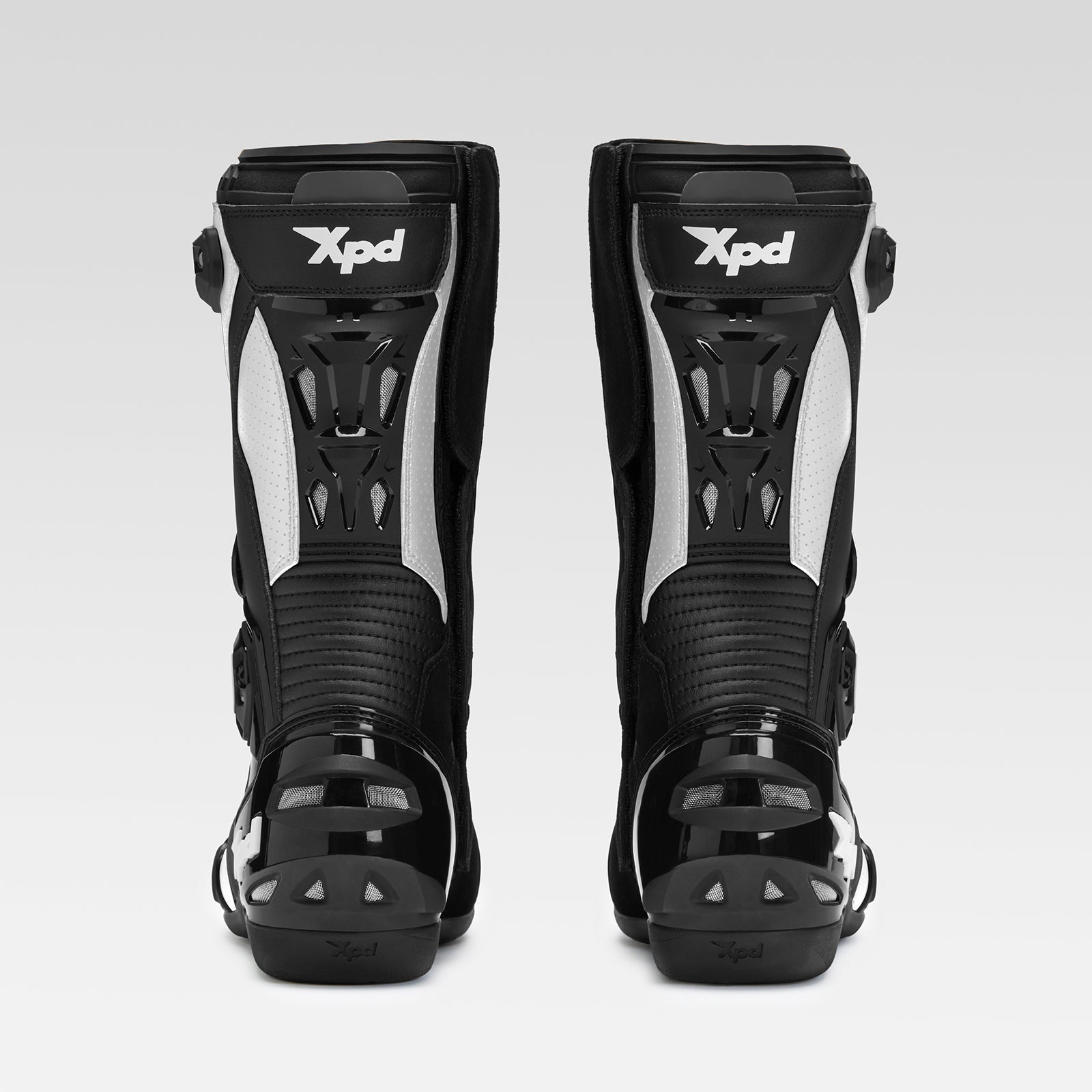 Bottes de moto XPD XP-Mode | Hommes | Noir/Blanc 