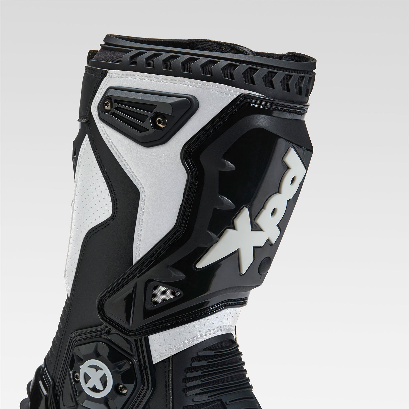 Bottes de moto XPD XP-Mode | Hommes | Noir/Blanc 