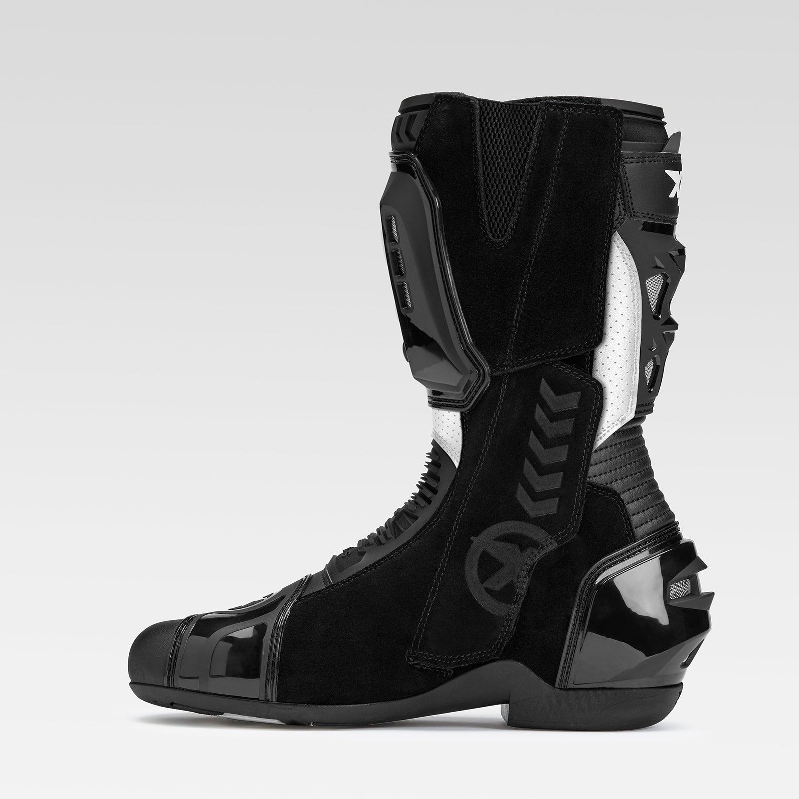 XPD XP6-S Bottes de moto | Hommes | Blanc/Noir 