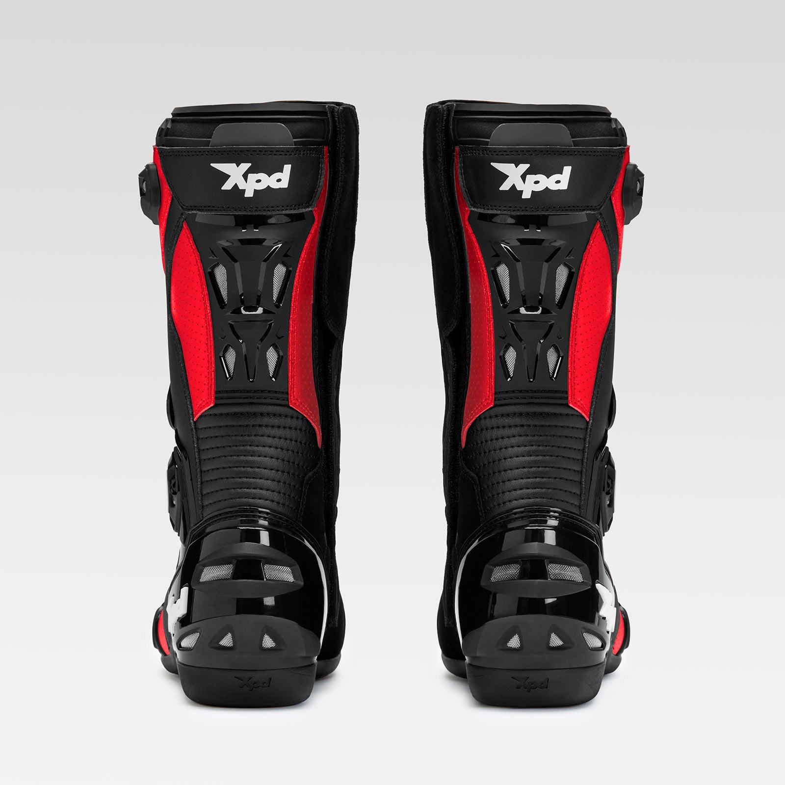Bottes de moto XPD XP6-S | Hommes | Rouge/Noir 