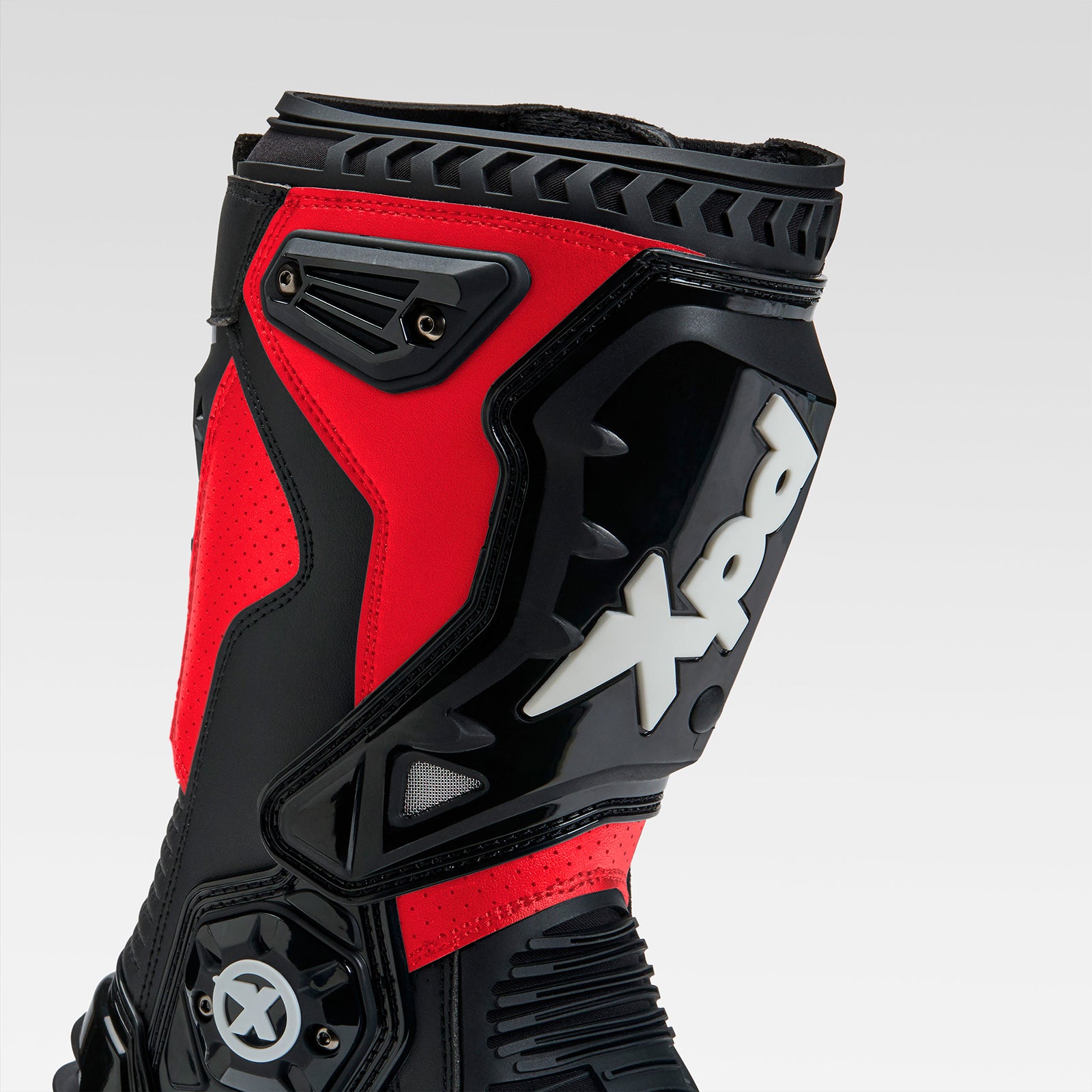 Bottes de moto XPD XP6-S | Hommes | Rouge/Noir 