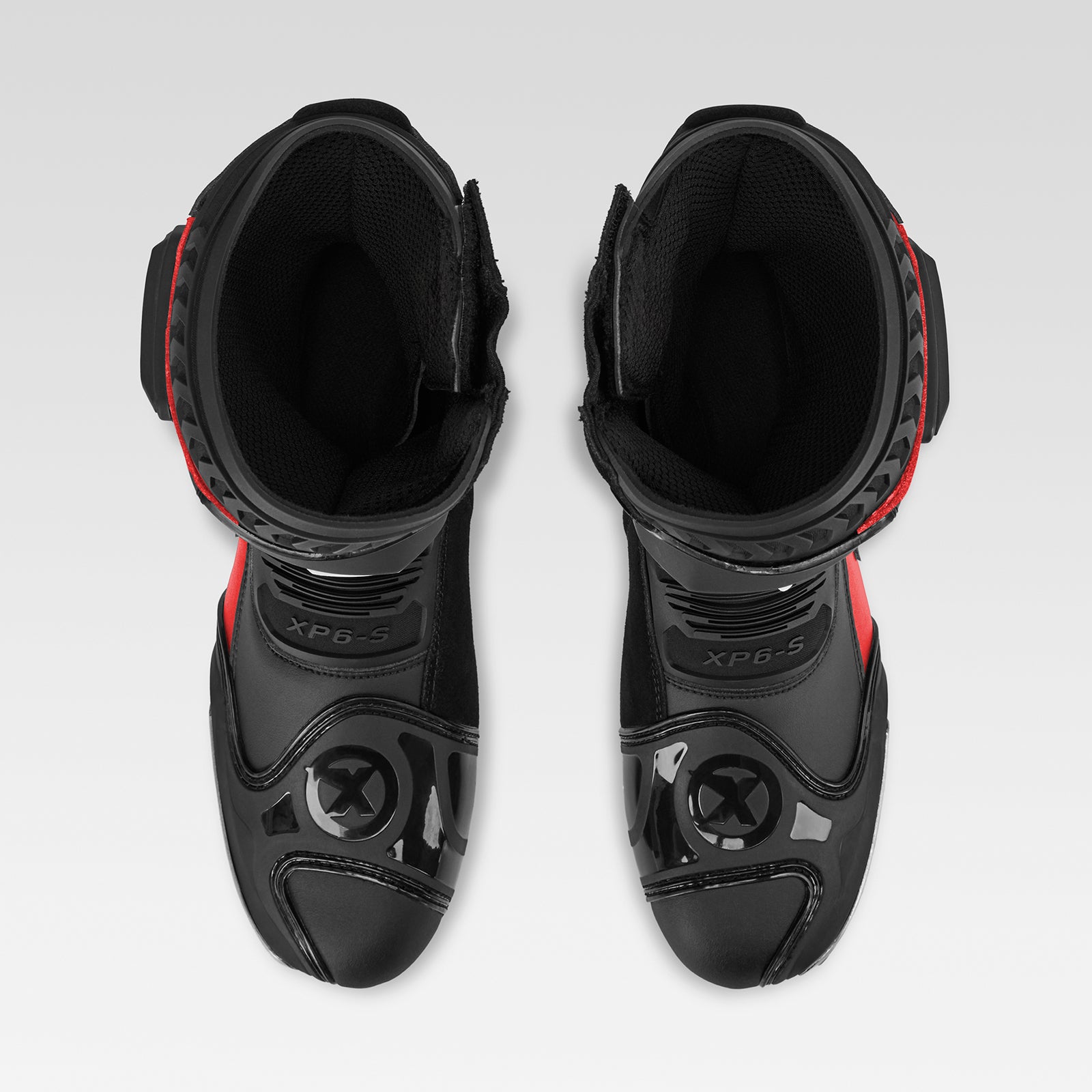 Bottes de moto XPD XP6-S | Hommes | Rouge/Noir 