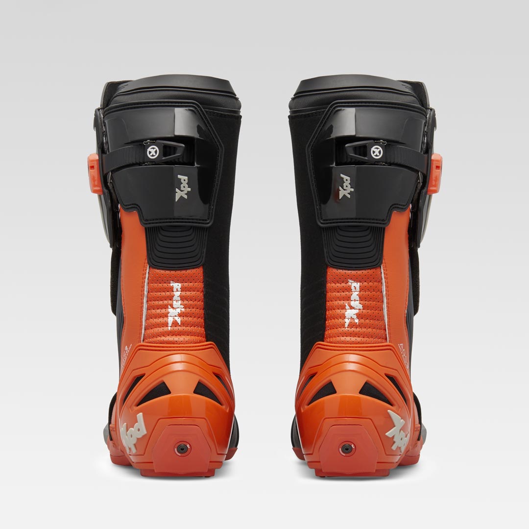 XPD XP9-R Bottes de course et de route pour moto | Hommes | Orange/Noir 