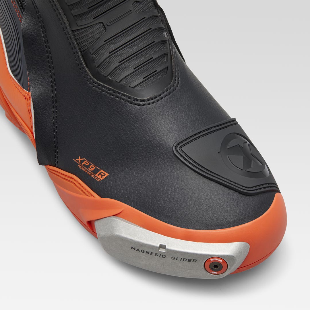XPD XP9-R Bottes de course et de route pour moto | Hommes | Orange/Noir 