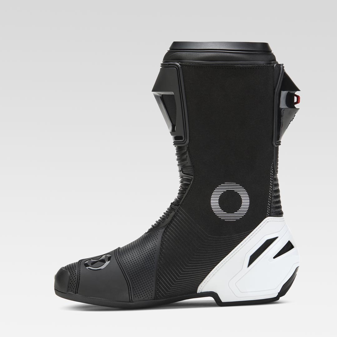 XPD XP9-S AIR bottes de moto perforées de course et de route | Hommes | Blanc/Noir 