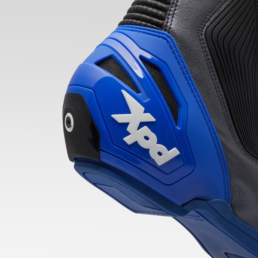 XPD XP9-S Bottes de moto de course et de route | Hommes | Noir/Bleu 