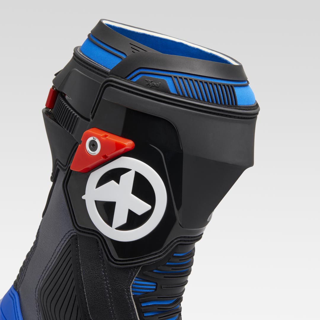 XPD XP9-S Bottes de moto de course et de route | Hommes | Noir/Bleu 