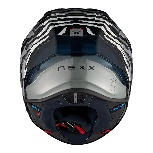 Casque Nexx X.R3R Ziger Carbone Noir Gris 01XR323513066 