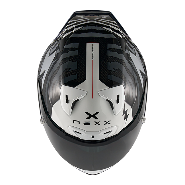 Casque Nexx X.R3R Ziger Carbone Noir Gris 01XR323513066 