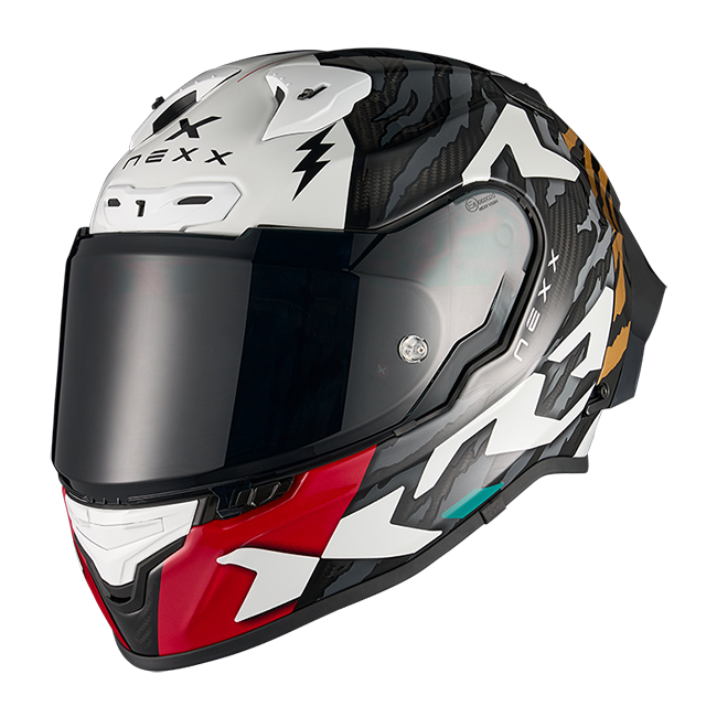 Casque Nexx X.R3R Ziger Carbone Gris Or 01XR323513378 